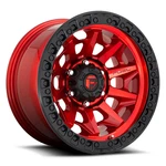 17" Fuel D695 Covert 17X9 5X5 -12MM Wheel Candy Red Black Bead Ring Lifted Rim. Fixed Price $370.00.