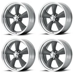 Set 4 American Racing VN215 Classic Torq Thrust Ii 20X10 5X5.5 Gray Rims 20" 6MM. Fixed Price $1620.00.