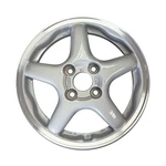14X5.5 Spoke Used Wheel Machined Flange And Painted Silver 4556577. Fixed Price $241.89.