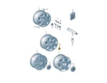 Audi 16" 17" 18" Aluminium Rim Wheel Center Hub Cap 4B0601170ALT7. Fixed Price $36.40.