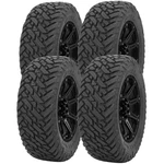 (qty 4) 33X12.50R22LT Fuel Gripper M/t 109Q Load Range Black Wall Tires. Fixed Price $1820.96.