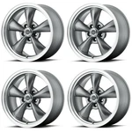 Set 4 American Racing AR105 Torq Thrust 16X7 5X110 Anthracite Wheels 16" 35MM. Fixed Price $992.00.