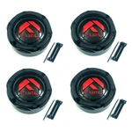 Set Of 4 Fuel Forged Gloss Black W/ Red Center Cap 20"-28" 5 6 10 Lug FF01-FF1. Fixed Price $180.00.