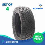 Set Of (4) Driven Once 275/50R22 Nitto Ridge Grappler 115T - 13/32. Fixed Price $1253.08.