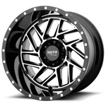 20X12 Moto Metal Wheels MO985 Breakout Gloss Black Machined Off-road Rims (4PCS). Fixed Price $1640.00.