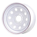 Premium Service 15X5 On 4.75 Modular Steel Trailer Wheel - White With.... Fixed Price $57.34.
