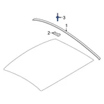 Ford Mustang 2005-2009 W716704S300 Roof Molding Rivet. Fixed Price $13.49.