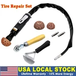 Tire Repair Set Includes 2500RPM Low Speed Buffer Patch Roller ++. Fixed Price $65.99.
