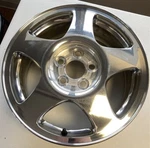 Used 2001-02 Lincoln Ls 16X7 5-SPOKE Polished Aluminum Wheel. Fixed Price $90.00.