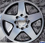 Gloss Black Machined Oe 5503 Replica Wheels Fits 2008 Gmc Sierra 2500 8X6.5. Fixed Price $1299.99.