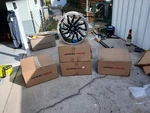 Fuel Offroad D744 Saber Wheels Milledgloss Black Free SHIPPING22X10 -18MM 8X18. Fixed Price $1500.00.