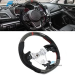 Fits 17-23 Impreza Steering Wheel Carbon Fiber + Alcantara Cover Red Stitch. Fixed Price $289.99.