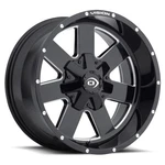 Vision Wheel Arc 20X10 6X5.5 -25MM Gloss Black/milled 411-20083MS-25. Fixed Price $340.25.