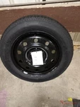 2010 Lincoln Mkx Compact Spare Tire Wheel Rim 17X4-1/2, 5 Lug,. Fixed Price $100.00.