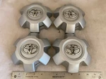 Set Of Four 2014-17 Toyota Silver Wheel Center Cover Cap 75153. Fixed Price $45.00.