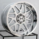 One 20X10 Hostile H108 Sprocket 5X5/5X127 -19 Chrome Wheel Rim 78.1. Fixed Price $552.31.