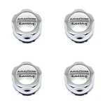4 American Racing Chrome Wheel Center Caps For 5/6L AR901 AR910 AR62 Outlaw Ii. Fixed Price $71.05.