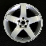 Dodge Silver Challenger Factory Wheel 17" 2009-2010 Oem Original Rim Alloy 2358. Fixed Price $119.30.