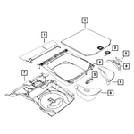 Jeep 5XJ96LC5AG Rear Spare Tire Compartment Cover. Fixed Price $362.15.