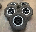 Set Of Used 17" '21-'26 Ford Bronco Sasquatch Wheels 315/70R17 Goodyear Mt Lt. Fixed Price $1595.00.