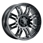 Vision 375 Warrior Rim 16X8 6X114.3 Offset 12 Gloss Black (quantity 1). Fixed Price $177.82.