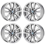 19" Bmw 528I Pvd Bright Chrome Wheels-c Rims Factory Oem 71416 Exchange 2011-.... Fixed Price $995.00.