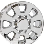 18X8 Chrome 5501 Rims SET(4) 8X180 Fit Hd Chevy Silverado 2500 3500. Fixed Price $1223.00.
