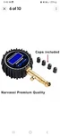 Digital Tire Pressure Gauge For Cars (0-250 Psi) W/ Set Of 4 Stem Caps. Fixed Price $8.99.