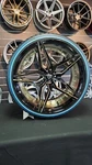 Like New 20 Inch Marquee M3259 Rims Staggered Black Wheels BP:5X115 Nissan 350Z. Fixed Price $2000.00.