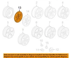 Gm Oem 16-18 Cruze Wheels-wheel Cover 13399300. Fixed Price $96.70.