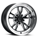 17X8 Vision Patriot Black & Polished Throttle Racing Wheel 5X4.75 4.5"BS No Weld. Fixed Price $236.45.